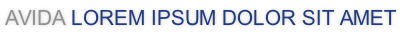 avida Lorem ipsum dolor sit amet
